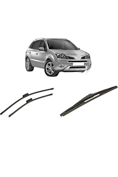 Bosch Σετ 3 υαλοκαθαριστήρων για RENAULT KOLEOS I, ανθεκτικό καουτσούκ σιλικό...