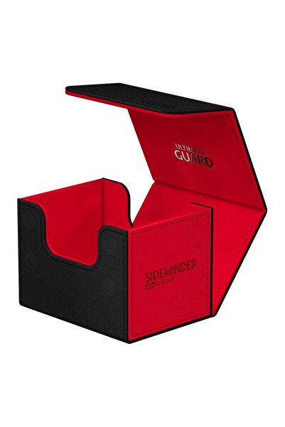 Ultimate Guard Cutie pentru carduri, Sidewinder 100+, rosu/negru, 104x88x78mm