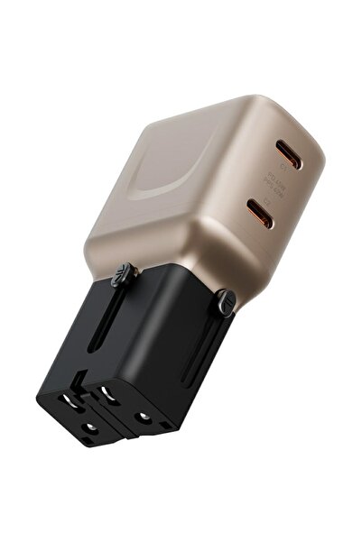 Energea TravelGo 45W GaN USB-C Încărcător Auriu