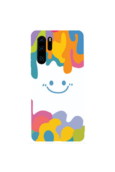 Other Huawei P30 Pro Oil Paint Smile Transparent Silicone TPU Θήκη