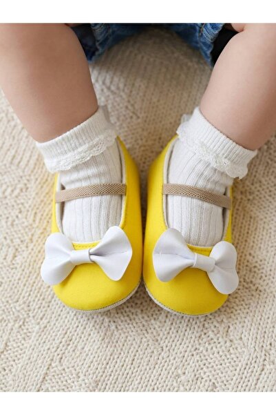 Patika Bebek starlight >deri prenses fiyonk ışıltılı babet