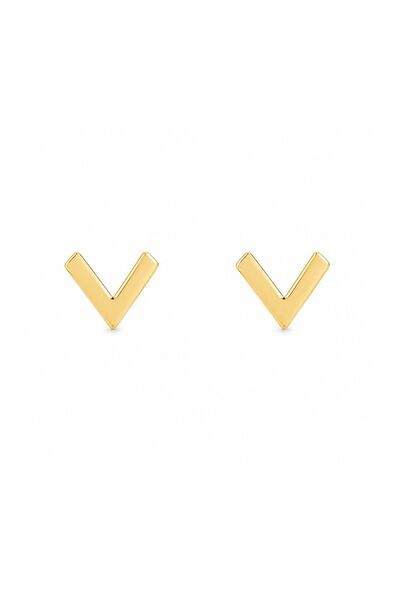 Bijuteria SORELLY Cercei în formă de V, placați cu aur de 14k
