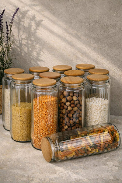 Mutfak Köşesi 12-Piece Glass Storage Container Set - Vacuum-Packed Food Organ...