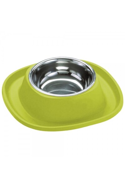 Georplast Soft Touch Stainless Steel Single Bowl Large Lime Green – 600ml Non...