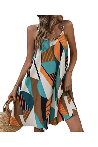 Woman's Fashion Καλοκαιρινό Μίνι Φόρεμα Πράσινο