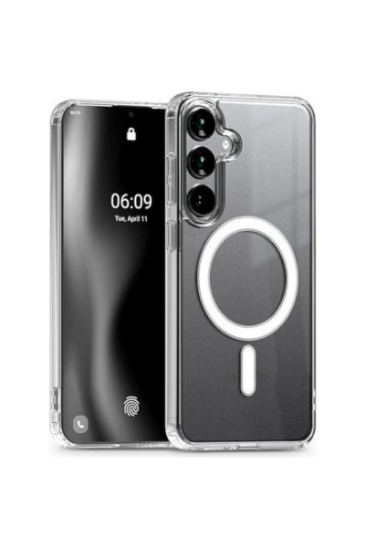 Bodycell Θήκη Samsung Galaxy S24 Plus Clear Case Διάφανη Σκληρή με MagSafe - ...