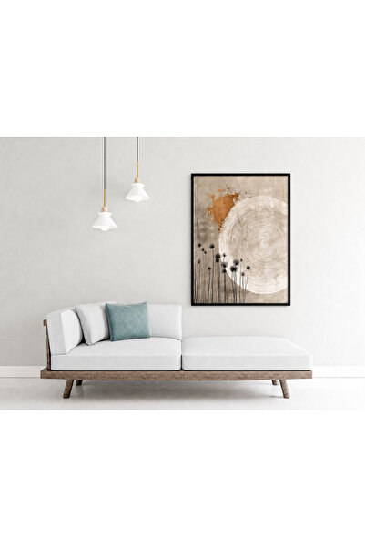 Ghaith Store Luxury Wall Art Canvas Painting - Modern Abstract Circular Desig...