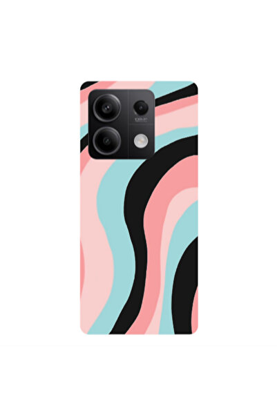 Other Xiaomi Redmi Note 13 5G Colored lines Black Colored Silicone TPU Θήκη
