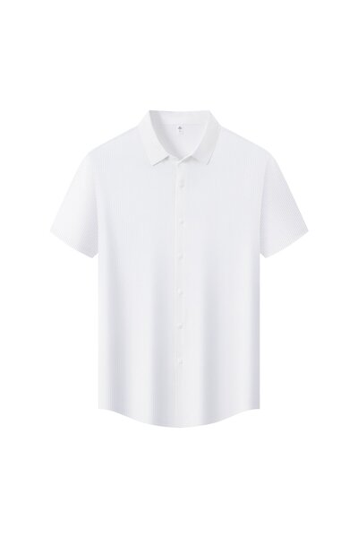 New Performance Arw86206 Fitted--High Quality Snap Fastener Polyamide Shirt