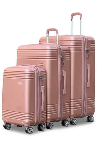 ZAAPPY Extra Capacity ABS 3PCS SET (20/28/32 Inch) Luggage, Lightweight, Expa...