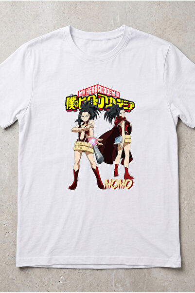Silkensoul My Hero Academia Momo Anime Printed Standard Cut Unisex Tshirt
