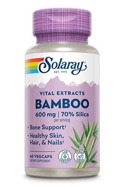 Solaray Bamboo 60 capsule vegetale Secom,