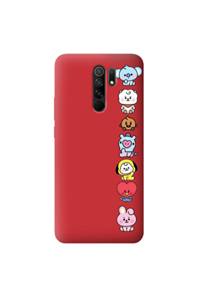 Other Xiaomi Redmi 9 Lovely animals Red Colored Silicone TPU Θήκη