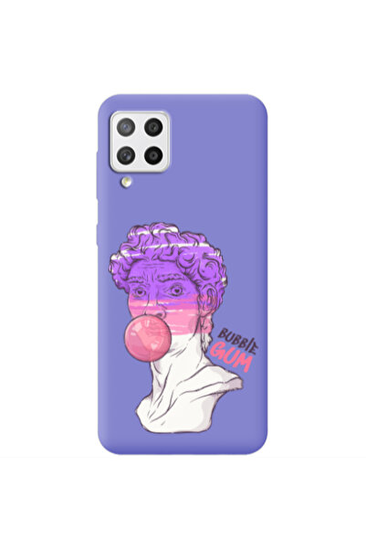 Other Samsung A42 5G Pin Bubble Purple Colored Silicone TPU Θήκη