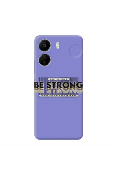 Other Xiaomi Redmi 13C Positivemind Purple Colored Silicone TPU Θήκη