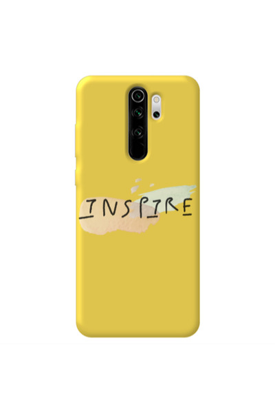 Other Xiaomi Redmi Note 8 Pro Inspire Yellow Colored Silicone TPU Θήκη