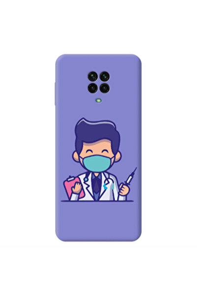 Other Xiaomi Redmi Note 9 Pro Specialist Doctor Purple Colored Silicone TPU Θήκη