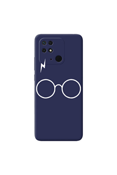 Other Xiaomi Redmi 10C glasses Dark blue Colored Silicone TPU Θήκη