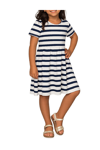 Evendi Rochie, Alb/Albastru