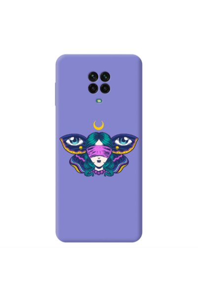 Other Xiaomi Redmi Note 9 Pro Eye in my ear Purple Colored Silicone TPU Θήκη