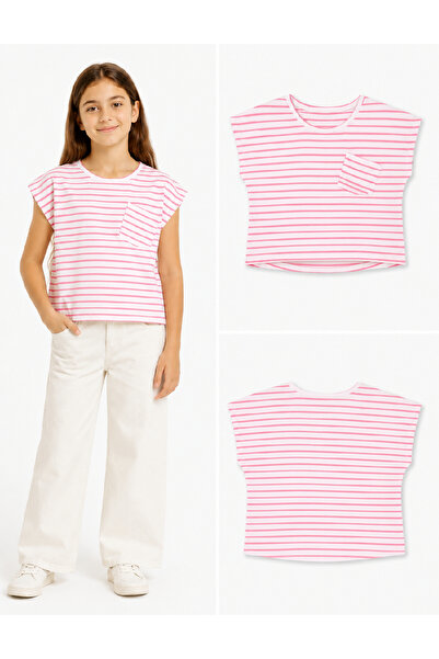 Evendi T-shirt, Pink/White