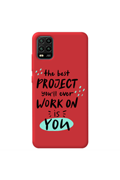 Other Xiaomi Mi 10 Lite The Best Project Red Colored Silicone TPU Θήκη