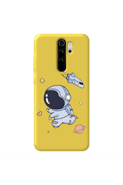 Other Xiaomi Redmi Note 8 Pro Aduket Yellow Colored Silicone TPU Θήκη