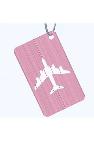 OEM Μεταλλική Ετικέτα αποσκευών ID for travel bag TAG ΡΟΖ al DZXLP