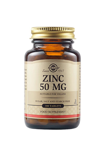 Solgar Zinc Gluconate (Gluconat de Zinc) 50mg 100tb