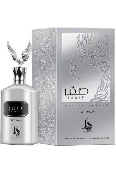 Al Absar Saqar Platinum 100ML - EDP - Luxurious Long-Lasting Oriental Fragran...