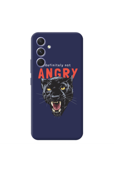 Other Samsung A56 Pointed teeth Dark blue Colored Silicone TPU Θήκη
