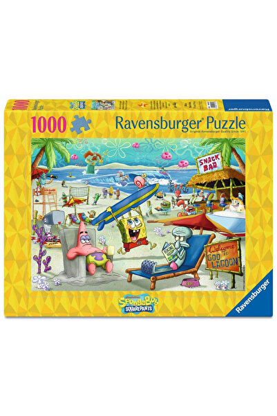 RAVENSBURGER Puzzle SpongeBob, joc de asamblat licentiat, ilustratie colorata...