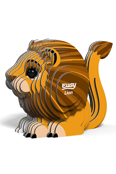 Eugy Puzzle 3D, Eugy, Model leu, Maro/Galben