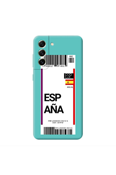 Other Samsung S21 PLUS Espana Arrival Turquoise Colored Silicone TPU Θήκη