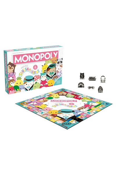 Winning Moves Set jocuri Monopoly Squishmallows multicolor 28x41cm