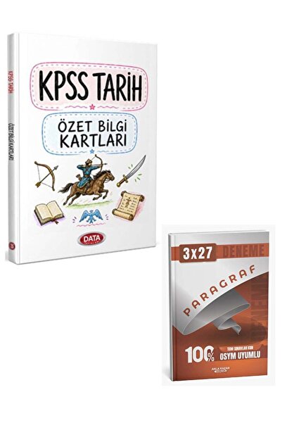 Anla Kazan Yayınları Data 2027 KPSS Tarih Özet Bilgi Kartları+Anla Kazan Para...
