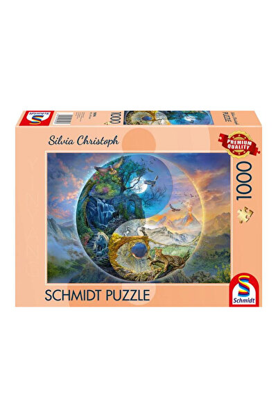 Schmidt Puzzle 1000 piese - Yin & Yang - Lumea montană, Silvia Christoph (58596)