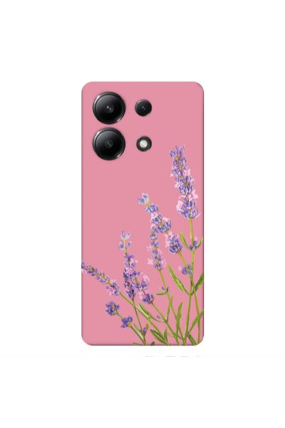 Other Xiaomi Redmi Note 13 4G Flowers 8 Pink Colored Silicone TPU Θήκη