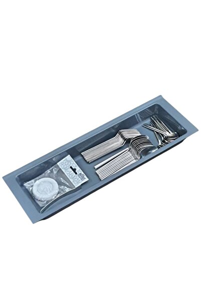 Empressco منظم أدراج المطبخ صغير وعصري، مقاس 16×48 سم، لون أنثراسايت