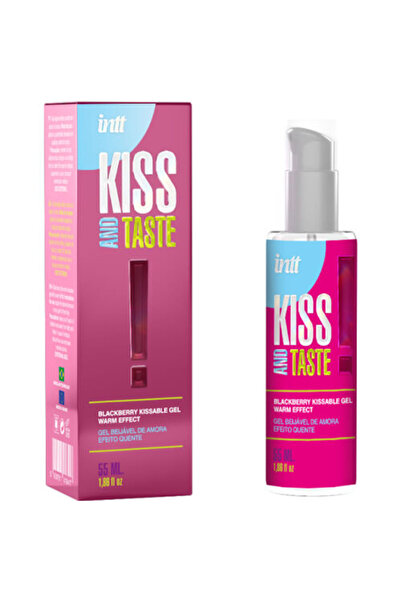 ruf INTT Kiss and Taste Afine – Gel comestibil încălzitor, aromă de afine, 55 ml