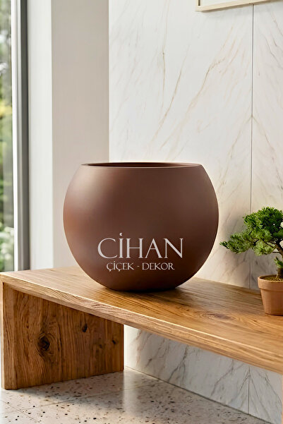 Cihan Çiçekçilik 30 Cm Plastik Küre Çiçek Saksısı