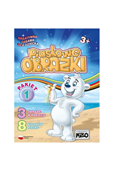 OEM Set creativ cu imagini din nisip pentru copii, 3 imagini Niko pachet 1