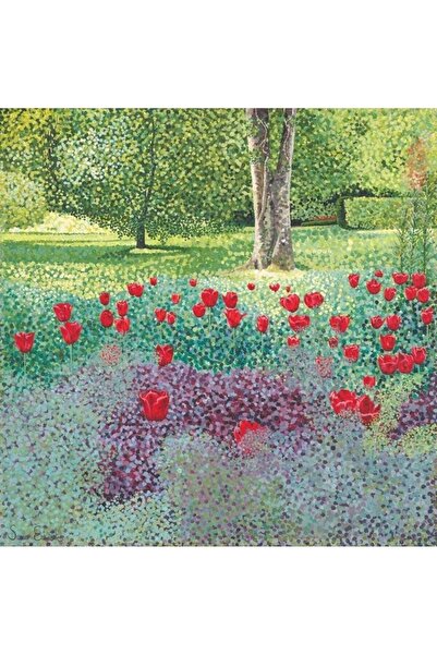 OEM Carnet cu plic "Lalele în grădina" Susan Entwistle, 154×158 mm