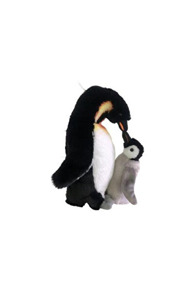 OEM Pinguin cu pui 28 cm figurina Dubi