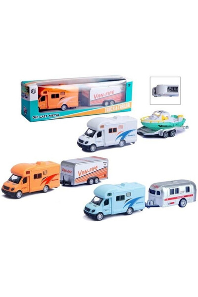 OEM Merkpol Camion și remorcă vehicul metalic cu remorcă 3+