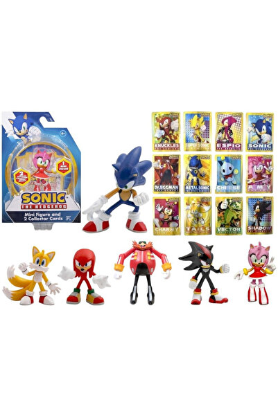 OEM Set figurine de colecție Sonic the Hedgehog 2 carti PMI Kids World MIX
