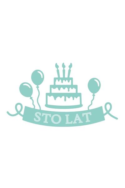 OEM Dalprint dpCraft matrite de taiere Set aniversar 2 bucăți banner tort