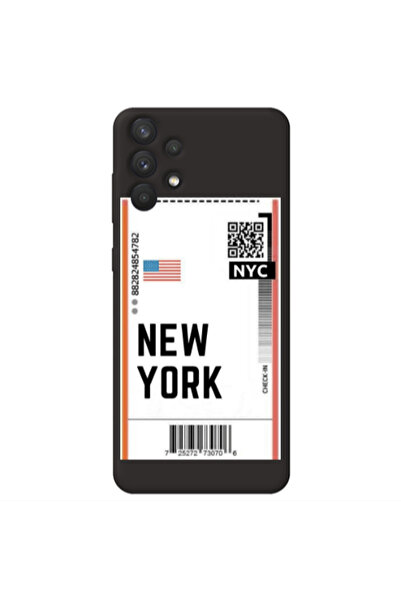 Other Samsung A32 4G New York NYC Black Colored Silicone TPU Θήκη