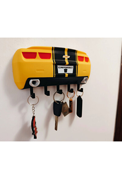 Eva Prints Cuier pentru chei Chevrolet Camaro, organizator perete, suport che...