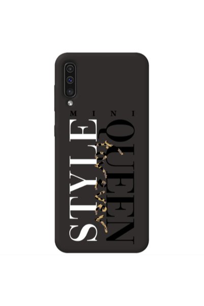Other Samsung A70 Mini Quen Forever Black Colored Silicone TPU Θήκη